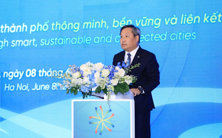 Chủ tịch UBND thành phố Hà Nội Vũ Đại Thắng phát biểu khai mạc Hội nghị. (Ảnh: hanoi.gov.vn) Chủ tịch UBND thành phố Hà Nội Vũ Đại Thắng phát biểu khai mạc Hội nghị. (Ảnh: hanoi.gov.vn)