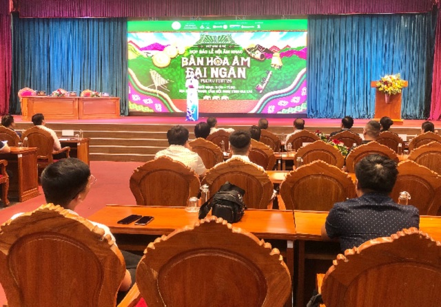 Quang cảnh buổi họp b&aacute;o. Ảnh: Viết Hiền