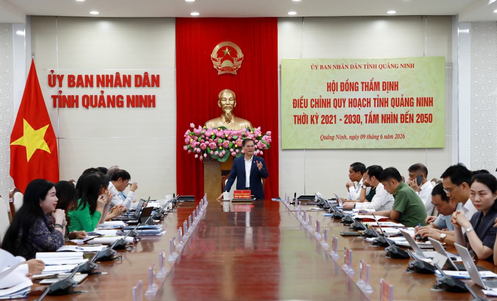 Quảng Ninh họp thẩm định điều chỉnh quy hoạch tỉnh thời kỳ 2021-2030, tầm nhìn 2050