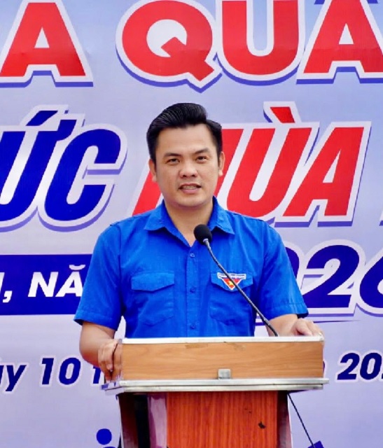 Ông Phạm Hồng Hiệp phát biểu tại Lễ ra quân. Ảnh: TĐGL Ông Phạm Hồng Hiệp phát biểu tại Lễ ra quân. Ảnh: TĐGL