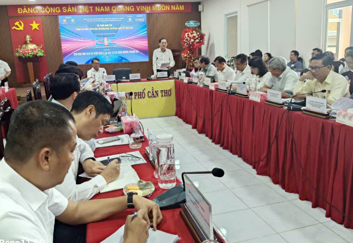 &Ocirc;ng Ng&ocirc; Anh T&iacute;n Gi&aacute;m đốc Sở Khoa học v&agrave; C&ocirc;ng nghệ TP. Cần Thơ th&ocirc;ng tin về c&aacute;c ch&iacute;nh s&aacute;ch cơ chế v&agrave; quỹ trung t&acirc;m đổi mới s&aacute;ng tạo, khởi nghiệp s&aacute;ng tạo