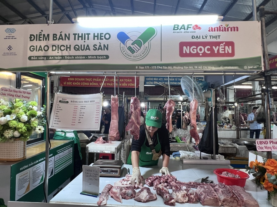 BAF mở rộng hệ thống phân phối thịt sạch qua sàn giao dịch