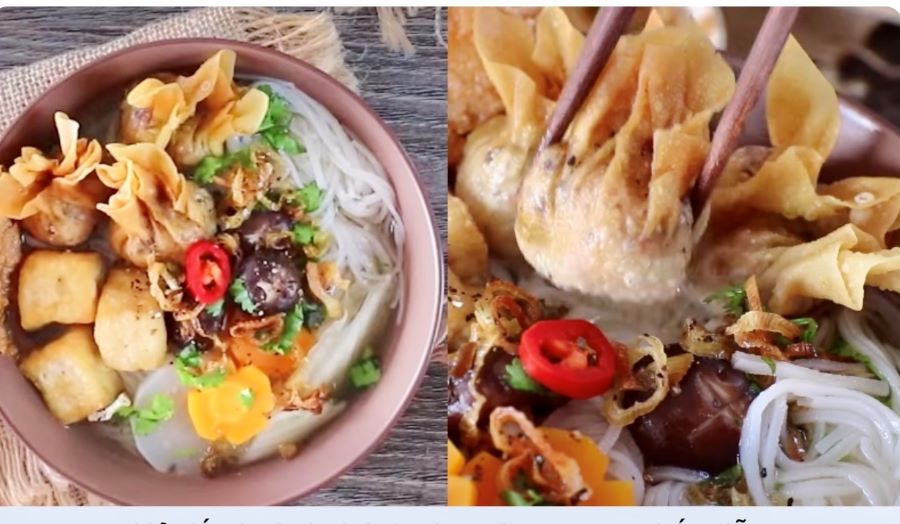Hủ tiếu hoành thánh chay – Dấu ấn giao thoa trong ẩm thực thanh đạm Hủ tiếu hoành thánh chay – Dấu ấn giao thoa trong ẩm thực thanh đạm