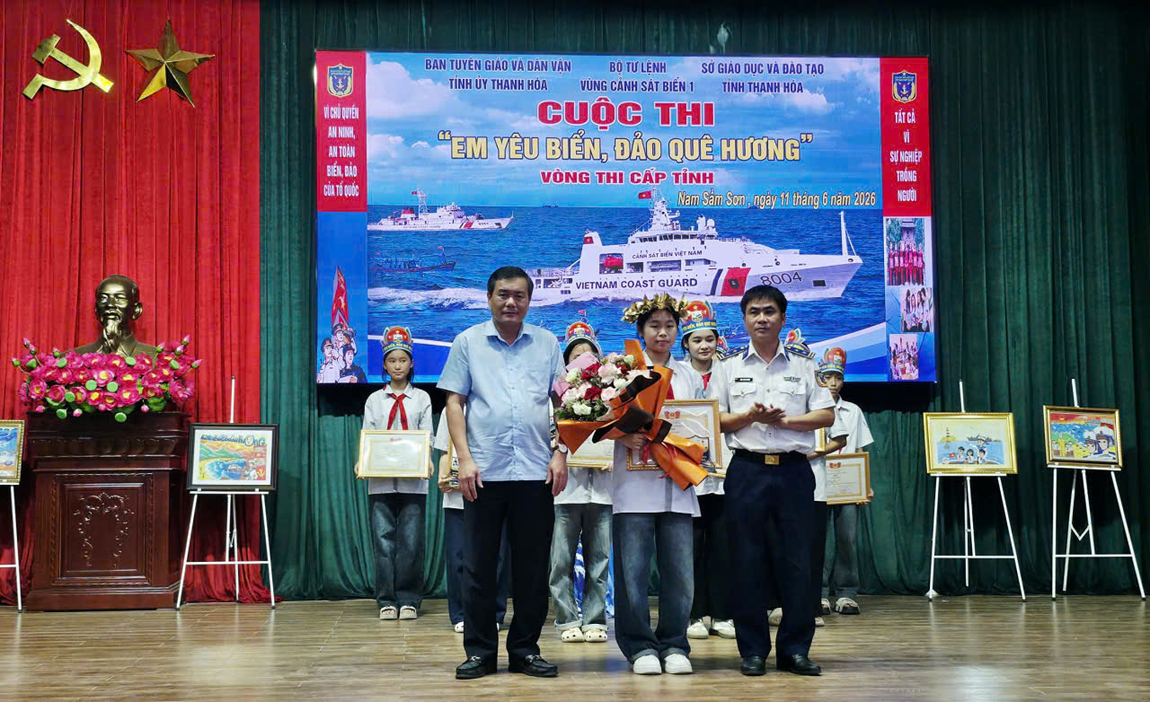 Sôi nổi vòng chung kết Cuộc thi “Em yêu biển, đảo quê hương” cấp tỉnh tại Thanh Hóa