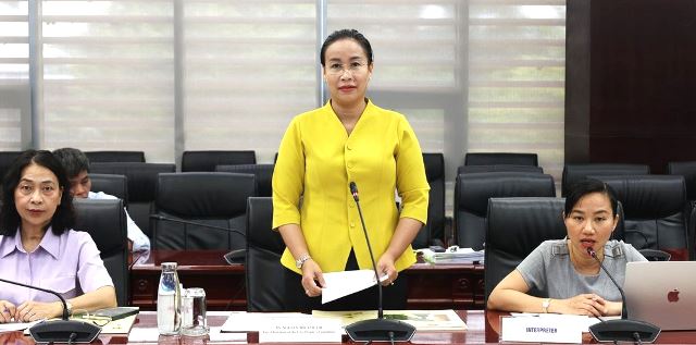 Phó Chủ tịch UBND thành phố Nguyễn Thị Anh Thi phát biểu tại buổi làm việc. Phó Chủ tịch UBND thành phố Nguyễn Thị Anh Thi phát biểu tại buổi làm việc.