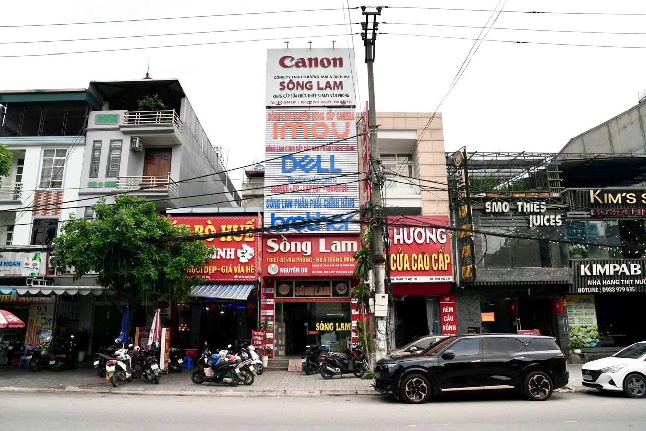 C&ocirc;ng ty TNHH Thương mại v&agrave; Dịch vụ S&ocirc;ng Lam, địa chỉ tại số 2371, tổ 92, Khu 8, phường N&ocirc;ng Trang, tỉnh Ph&uacute; Thọ. (Ảnh: C&ocirc;ng an tỉnh Ph&uacute; Thọ)