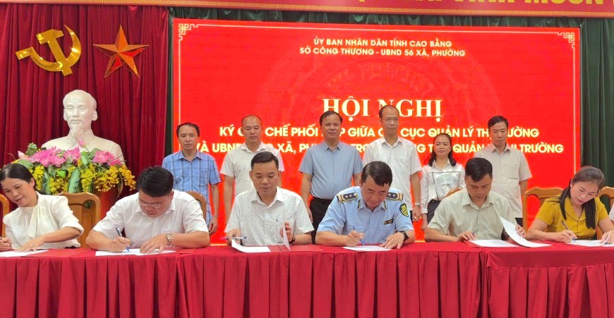 Cao Bằng tăng cường phối hợp quản lý thị trường từ cơ sở