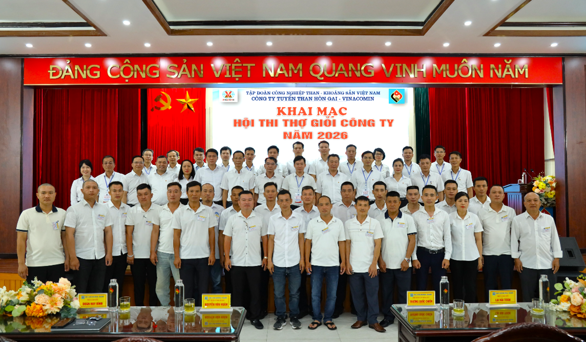 Công ty Tuyển than Hòn Gai - Vinacomin khai mạc Hội thi Thợ giỏi cấp Công ty năm 2026