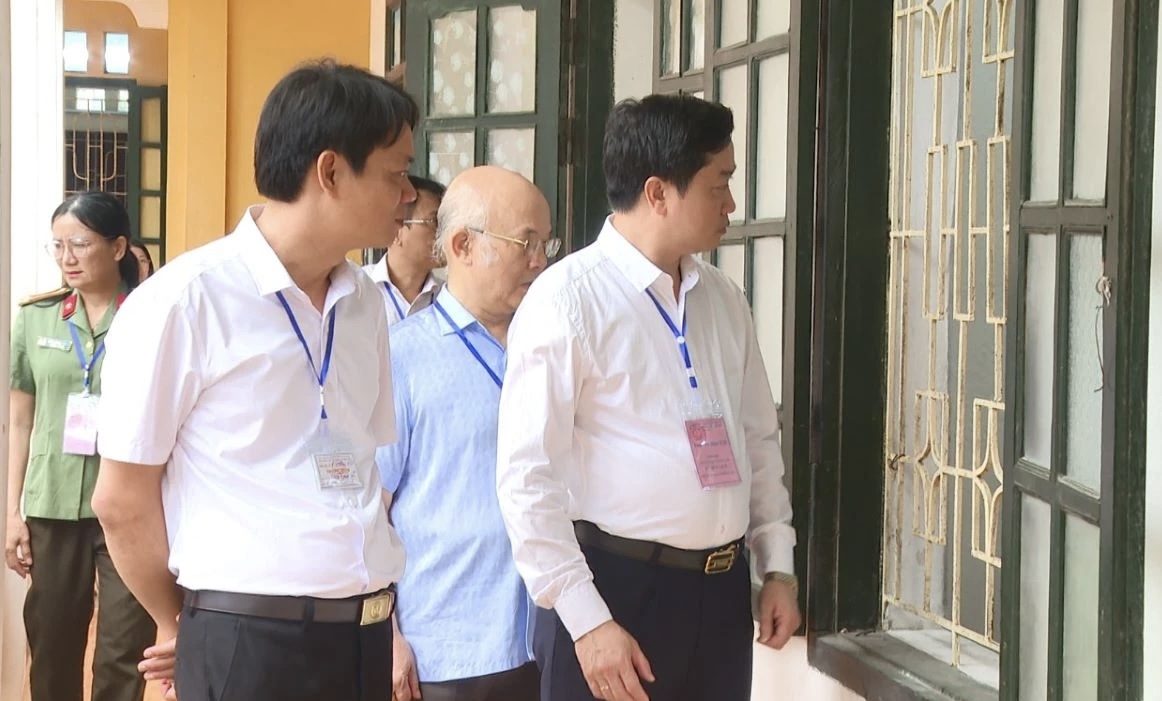 Các thí sinh tỉnh Thanh Hóa hoàn thành kỳ thi tốt nghiệp THPT năm 2026