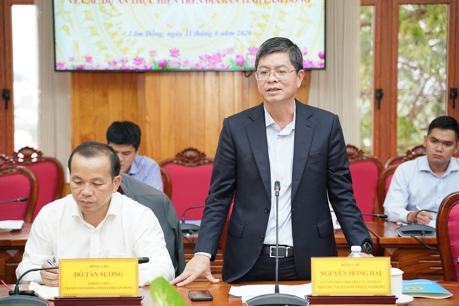 UVBTV, Ph&oacute; Chủ tịch UBND tỉnh Nguyễn Hồng Hải đ&aacute;nh gi&aacute;, c&aacute;c lĩnh vực Kita Group quan t&acirc;m đầu tư ph&ugrave; hợp tiềm năng, lợi thế v&agrave; định hướng ph&aacute;t triển của tỉnh L&acirc;m Đồng.