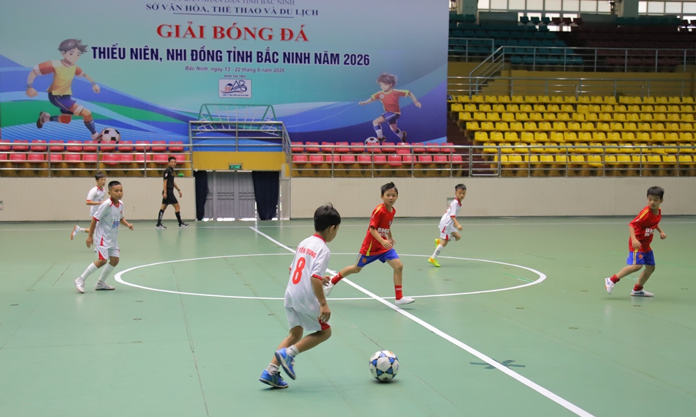 Khai mạc Giải bóng đá Thiếu niên, Nhi đồng tỉnh Bắc Ninh