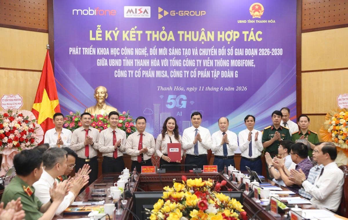 MISA và UBND tỉnh Thanh Hóa hợp tác phát triển khoa học công nghệ, đổi mới sáng tạo và chuyển đổi số