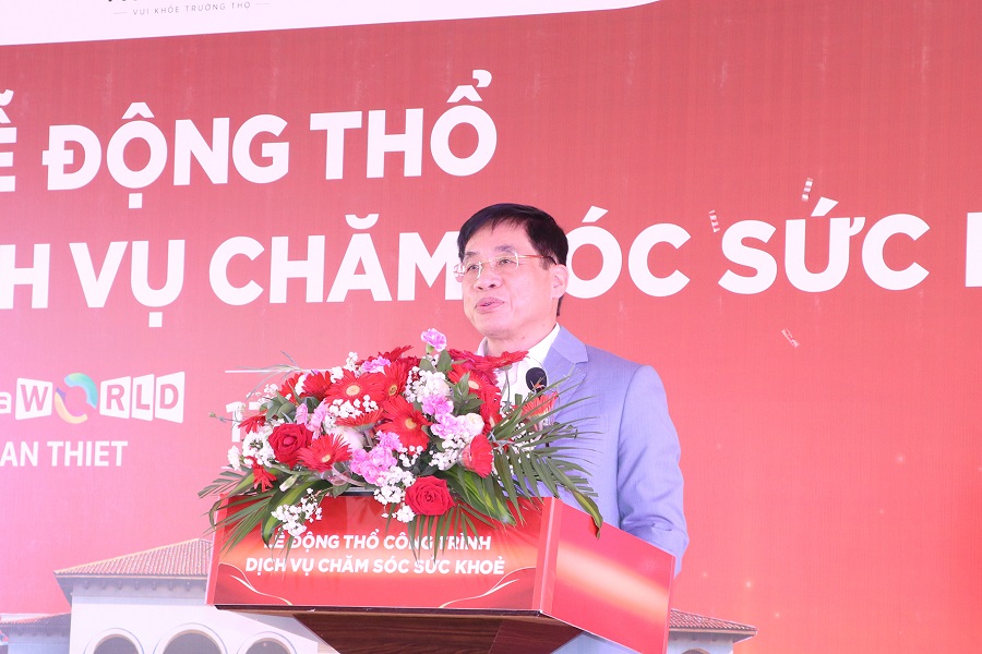 PGS.TS.BS Nguyễn Ho&agrave;ng Bắc - Gi&aacute;m đốc Bệnh viện Đại học Y Dược Th&agrave;nh phố Hồ Ch&iacute; Minh ph&aacute;t biểu tại buổi lễ.