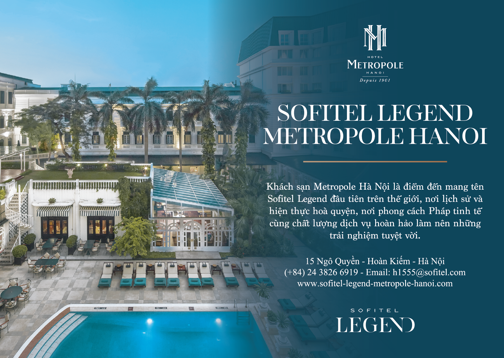 Metropole Hà Nội được vinh danh với loạt giải thưởng danh giá về lưu trú và phong cách sống cao cấp