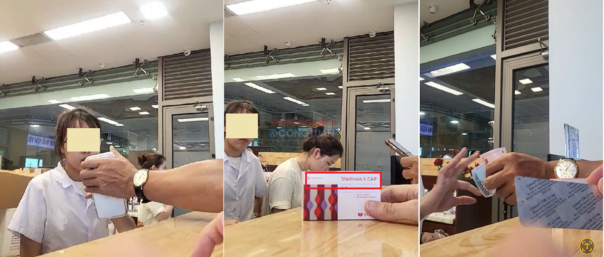 Dễ dàng mua thuốc qua ... điện thoại. Ảnh: Cắt từ clip Dễ dàng mua thuốc qua ... điện thoại. Ảnh: Cắt từ clip