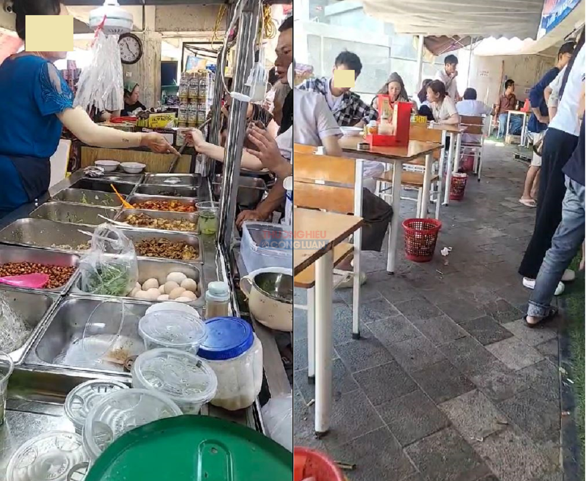 Thời điểm buổi trưa, bệnh nhân và người nhà bệnh nhân đổ về đây rất đông Thời điểm buổi trưa, bệnh nhân và người nhà bệnh nhân đổ về đây rất đông