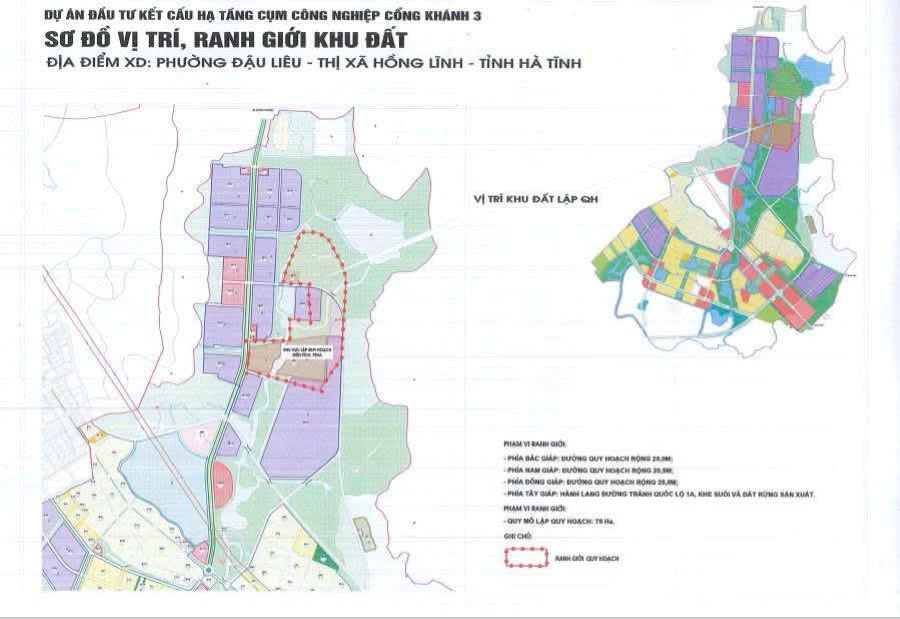 Hà Tĩnh xây dựng Cụm công nghiệp Cổng Khánh 3 gần 447 tỷ đồng