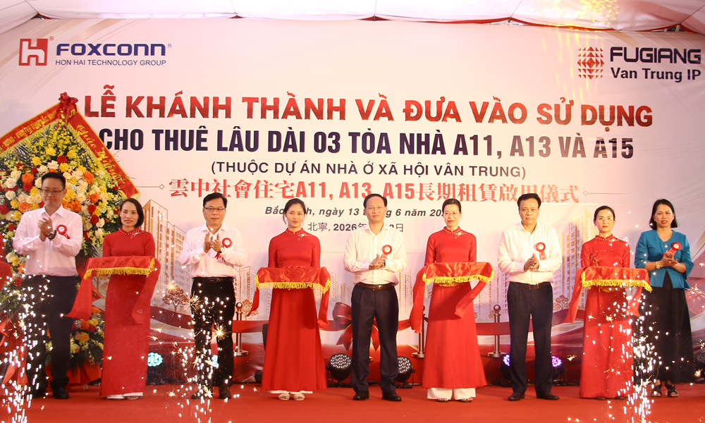 Bắc Ninh: Đưa vào cho thuê lâu dài 3 tòa nhà thuộc dự án nhà ở xã hội Vân Trung