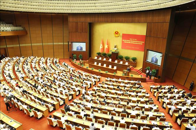 Hội nghị qu&aacute;n triệt, triển khai thực hiện Nghị quyết của Bộ Ch&iacute;nh trị về triển khai đường lối đối ngoại Đại hội XIV của Đảng. Ảnh: Phương Hoa/TTXVN