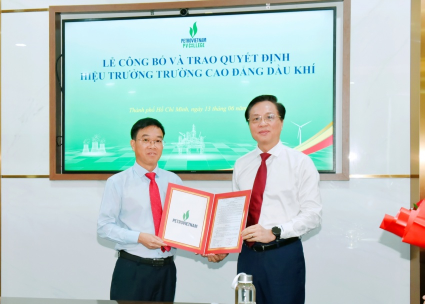 Trường Cao đẳng Dầu khí công bố quyết định bổ nhiệm Hiệu trưởng