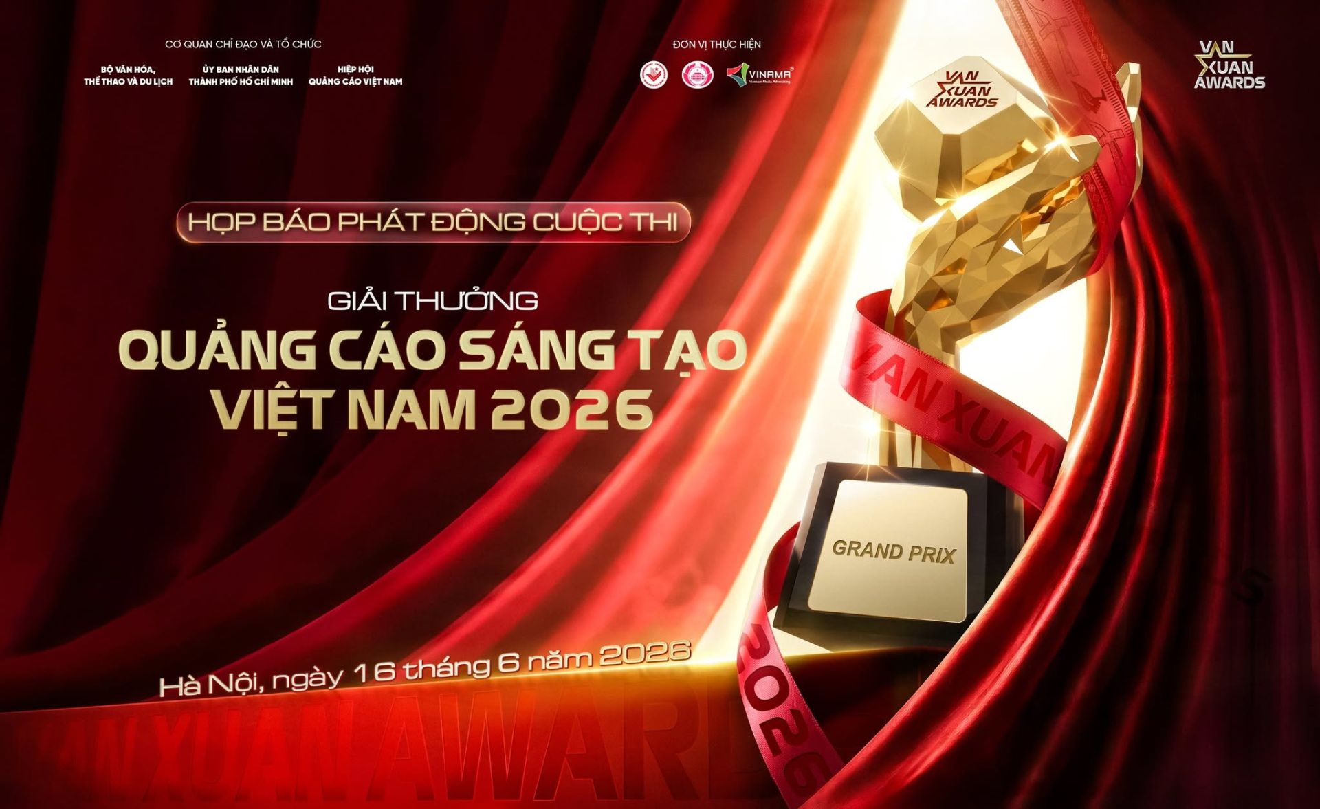 Phát động Giải thưởng Quảng cáo sáng tạo Việt Nam 2026: Tôn vinh sức sáng tạo và bản sắc văn hóa Việt