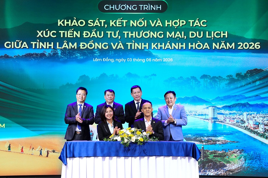 Doanh nghiệp Lâm Đồng và Khánh Hòa ký biên bản ghi nhớ hợp tác Doanh nghiệp Lâm Đồng và Khánh Hòa ký biên bản ghi nhớ hợp tác