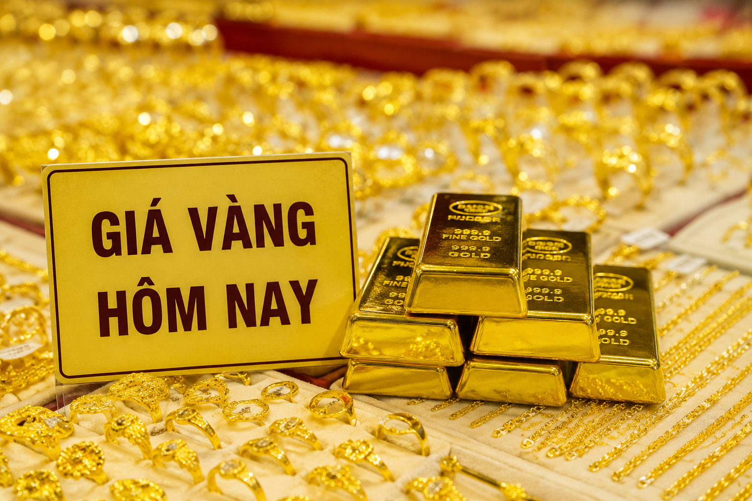 Giá vàng chiều 16/6 bật tăng mạnh, vàng SJC vượt 151 triệu đồng/lượng