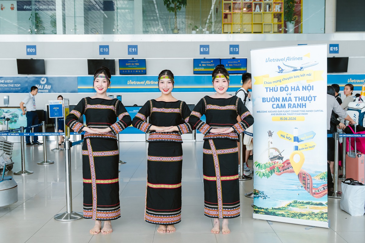 Vietravel Airlines ch&iacute;nh thức đưa v&agrave;o khai th&aacute;c đường bay H&agrave; Nội &ndash; Bu&ocirc;n Ma Thuột/ Cam Ranh