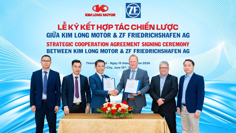 Kim Long Motor và ZF Group liên kết chiến lược, nâng tầm ô tô thương hiệu Việt