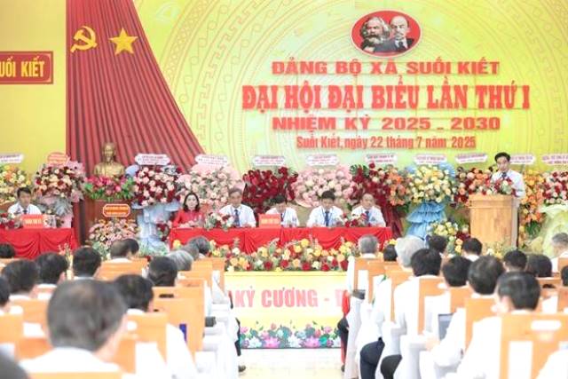 Đại hội đại biểu Đảng bộ xã Suối Kiết lần thứ I, nhiệm kỳ 2025 – 2030. Đại hội đại biểu Đảng bộ xã Suối Kiết lần thứ I, nhiệm kỳ 2025 – 2030.