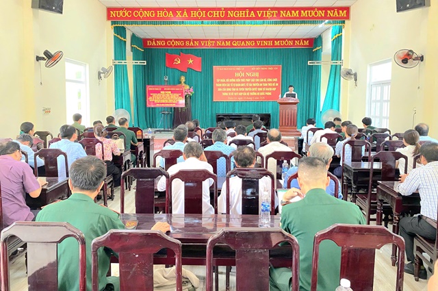 Quảng Trị: Đồn biên phòng Triệu Vân tập huấn, tuyên truyền pháp luật khu vực biên giới biển