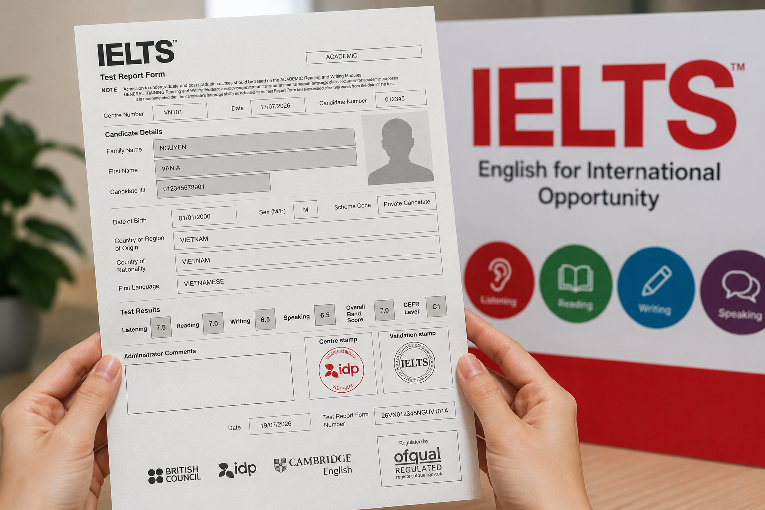 IELTS chính thức thay đổi mẫu chứng chỉ trên toàn cầu từ ngày 17/7