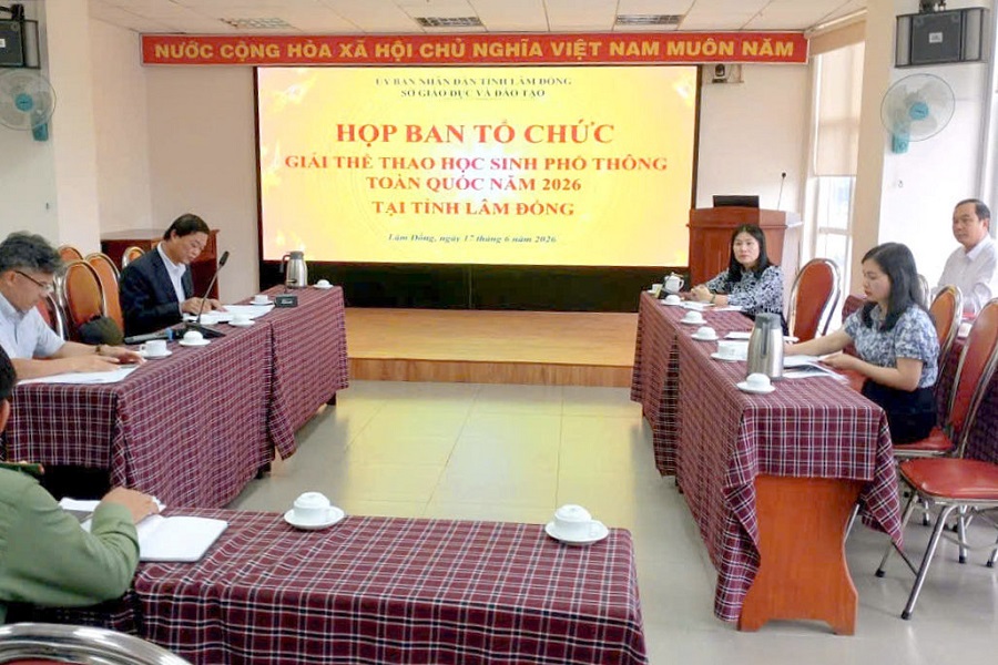 Sở Giáo dục và Đào tạo Lâm Đồng họp Ban Tổ chức Giải Thể thao M88 Casino, Nổ Hũ, Bắn Cá phổ thông toàn quốc năm 2026 Sở Giáo dục và Đào tạo Lâm Đồng họp Ban Tổ chức Giải Thể thao M88 Casino, Nổ Hũ, Bắn Cá phổ thông toàn quốc năm 2026