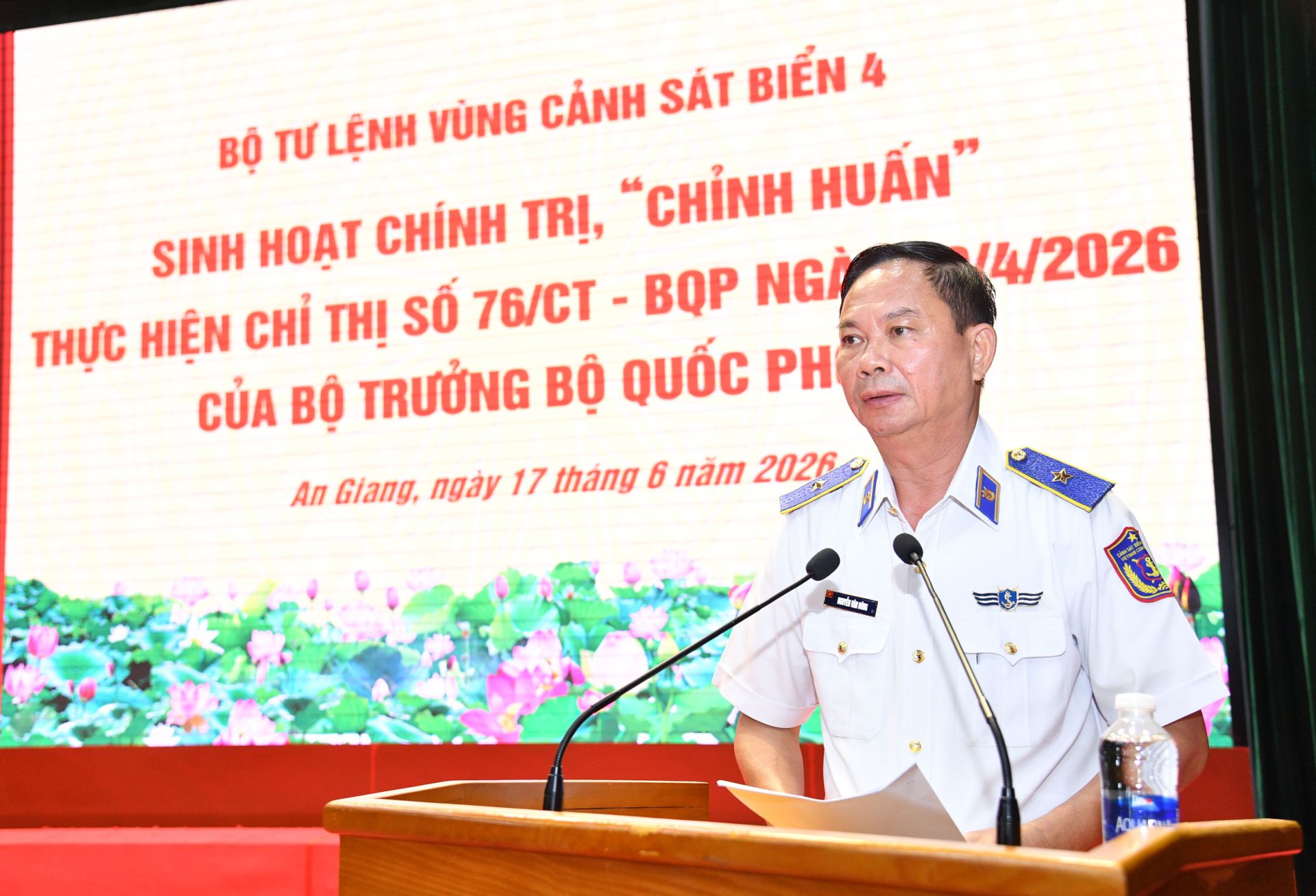 Quán triệt, thực hiện nghiêm Chỉ thị 76 của Bộ trưởng Bộ Quốc phòng