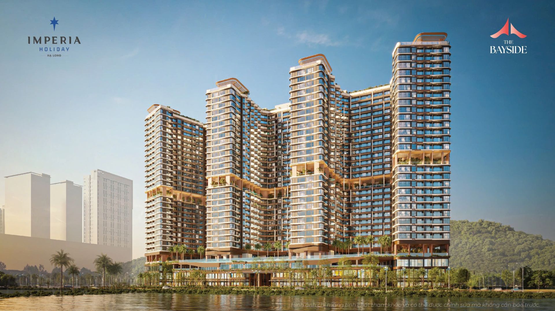 Vị thế “tựa sơn hướng hải” của The Bayside. (Nguồn: MIK Group) Vị thế “tựa sơn hướng hải” của The Bayside. (Nguồn: MIK Group)