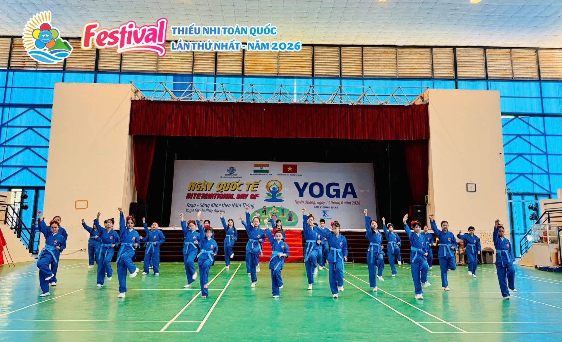 Đồng diễn võ nhạc Vovinam, một trong những hoạt động đáng chú ý tại Festival Đồng diễn võ nhạc Vovinam, một trong những hoạt động đáng chú ý tại Festival