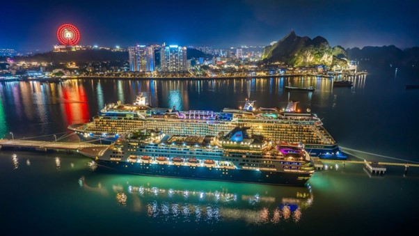 Cảng tàu khách quốc tế Hạ Long mang lại lợi thế giao thương cho Sun Elite City. Ảnh: Ánh Dương Cảng tàu khách quốc tế Hạ Long mang lại lợi thế giao thương cho Sun Elite City. Ảnh: Ánh Dương