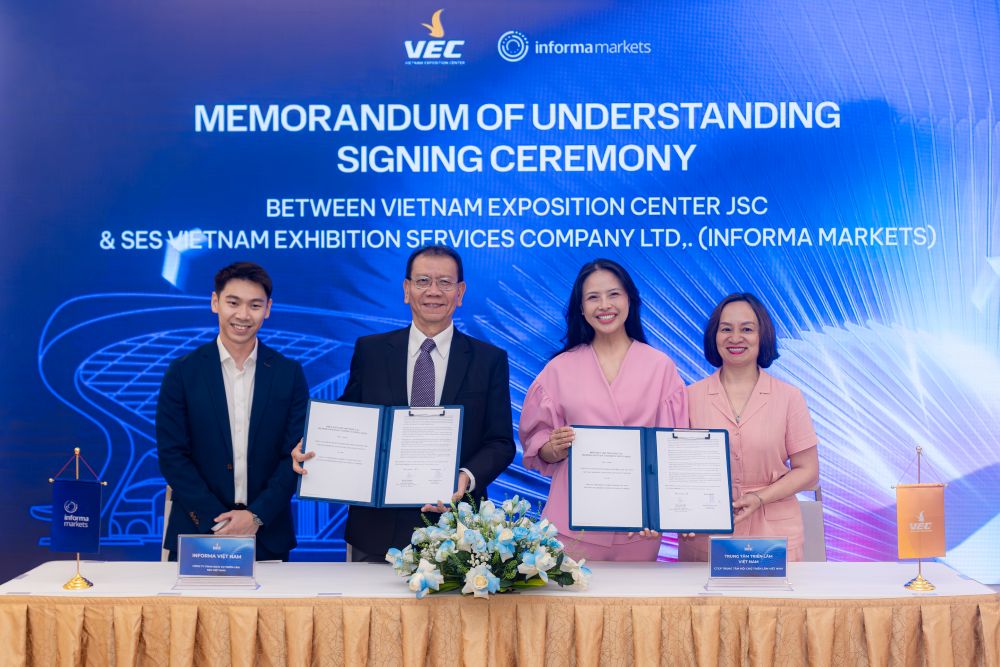 VEC hợp tác chiến lược với các đối tác hàng đầu, thúc đẩy chuỗi sự kiện triển lãm quốc tế tại Việt Nam