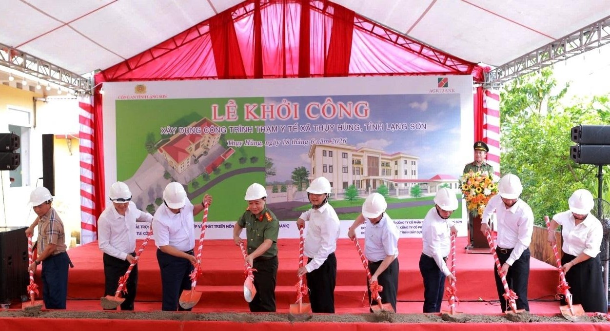 Lạng Sơn: Khởi công xây dựng Trạm Y tế xã Thụy Hùng