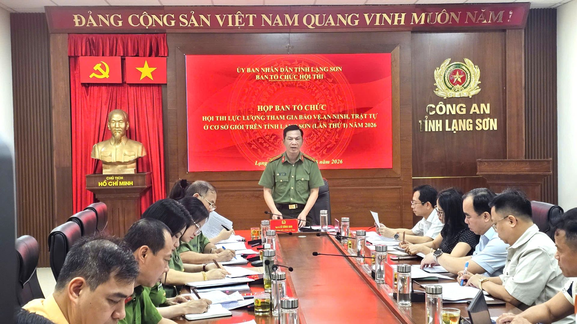 Lạng Sơn tích cực chuẩn bị tổ chức Hội thi lực lượng tham gia bảo vệ ANTT ở cơ sở giỏi