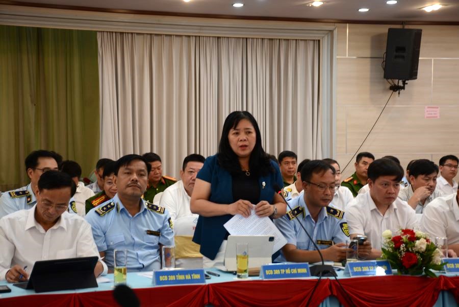 Đại diện Ban Chỉ đạo 389 thành phố Hồ Chí Minh tham luận tại hội nghị Đại diện Ban Chỉ đạo 389 thành phố Hồ Chí Minh tham luận tại hội nghị