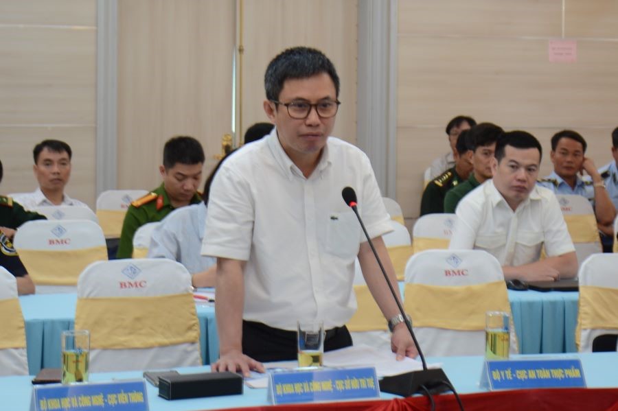 Đại diện Bộ KH&CN ph&aacute;t biểu tại hội nghị