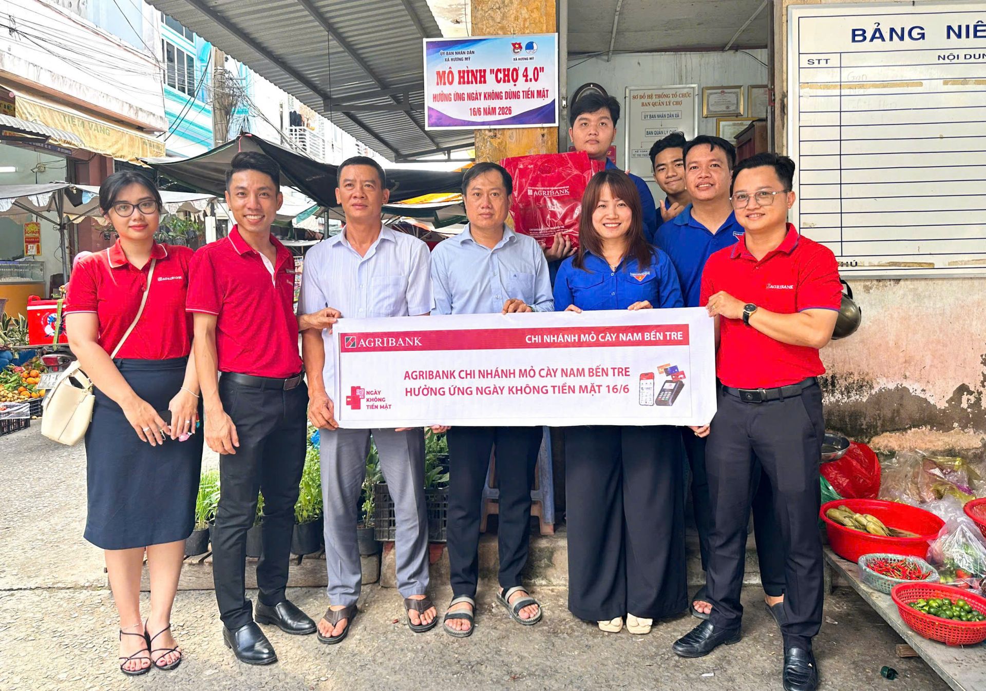 Đoàn thanh niên Agribank Chi nhánh Bến Tre hưởng ứng ngày không tiền mặt 16/6/2026 Đoàn thanh niên Agribank Chi nhánh Bến Tre hưởng ứng ngày không tiền mặt 16/6/2026