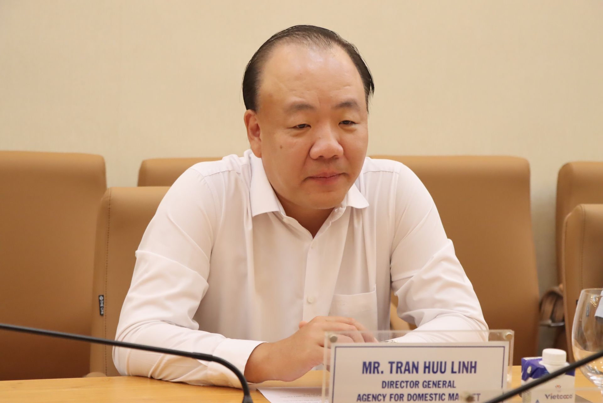 Ông Trần Hữu Linh, Cục trưởng Cục Quản lý và Phát triển thị trường trong nước Ông Trần Hữu Linh, Cục trưởng Cục Quản lý và Phát triển thị trường trong nước