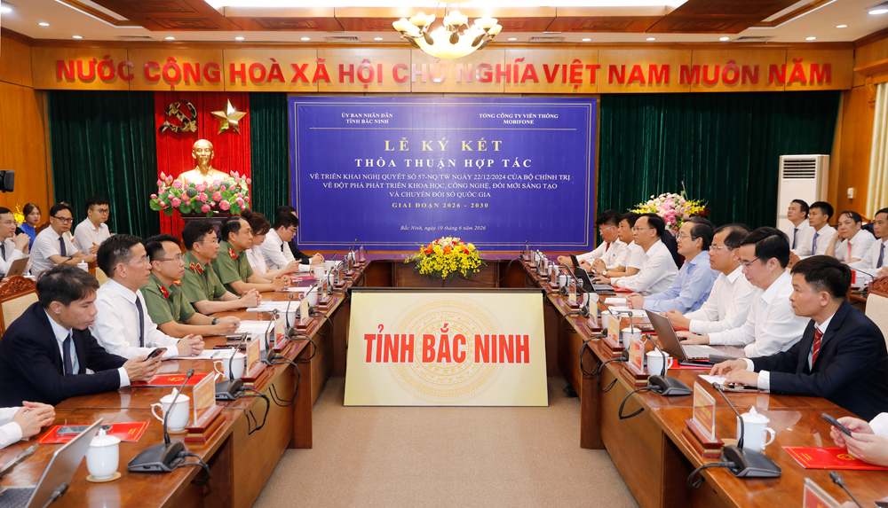 Quang cảnh lễ ký kết. Quang cảnh lễ ký kết.