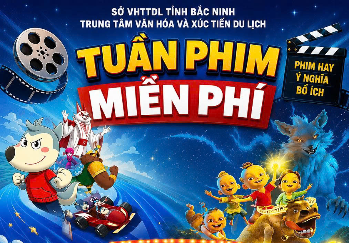 Bắc Ninh tổ chức "Tuần phim miễn phí" dành cho thiếu nhi