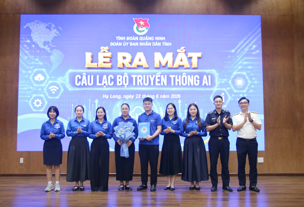 Đoàn Thanh niên UBND tỉnh Quảng Ninh ra mắt Câu lạc bộ Truyền thông AI Đoàn Thanh niên UBND tỉnh Quảng Ninh ra mắt Câu lạc bộ Truyền thông AI