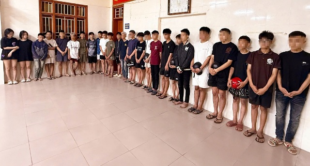 Nghệ An xử lý gần 340 trường hợp thanh, thiếu niên vi phạm sau hơn một tuần ra quân