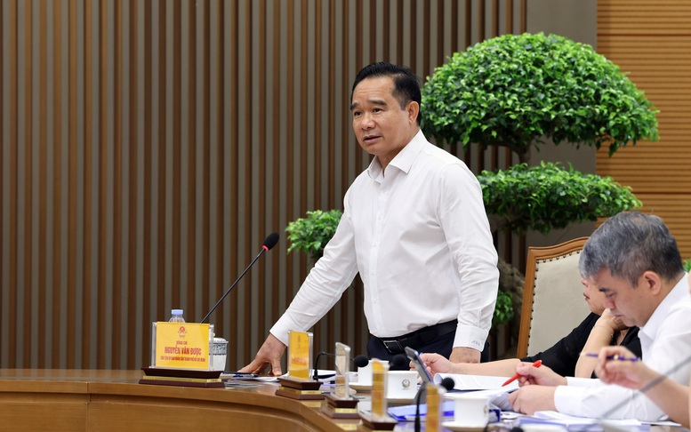 Chủ tịch UBND TP .HCM Nguyễn Văn Được phát biểu - Ảnh: VGP/Phương Nguyên Chủ tịch UBND TP .HCM Nguyễn Văn Được phát biểu - Ảnh: VGP/Phương Nguyên