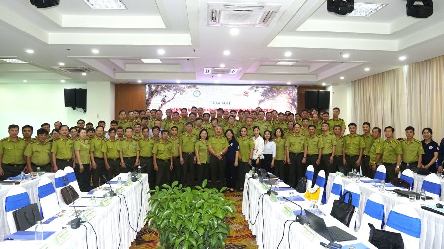 Kiểm lâm Tây Ninh tham dự hội nghị phổ biến Nghị định mới về xử phạt lâm nghiệp